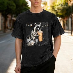 Men’s T-shirt Round Neck Casual Style Short Sleeves Blouse Tops T-shirt Summer ▧