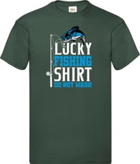Lucky Fishing Shirt Do Not Wash Humour Novelty T Shirt Various Colours And Sizes