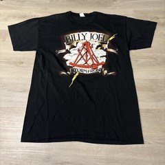Vintage Billy Joel Shirt Adult XL Black Storm Front Only The Good Die Young