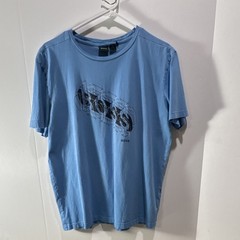 Hugo Boss Lot of 3 Men’s Cotton Knit Graphic Logo Crew Neck T-Shirts Size L