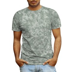 Beautiful Giant Men’s Mystery Style T-shirt Crew Neck Sport Wear Sage for Gym