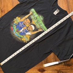 Gildan Shirt Mens Large Black Green Curry Philly Basketball Parody Tee T-Shirt