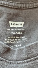 Levi’s 501 Reasons Why I Like My Button Fly Graphic T-Shirt Men’s XL Black