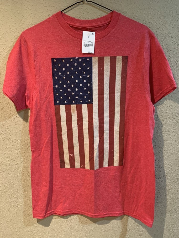 Men’s Size Small USA Flag T-Shirt, New With Tags