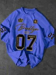 Brooklyn 07 Graphic Tee Hip Hop Streetwear New York Urban Boston T Shirt XS-4XL