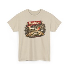 Heddon Indy Hi-Tail Fishing Vintage Lure Checkered Flag Action T-Shirt