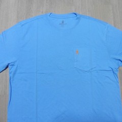 JOHNNIE O Mens M MEDIUM T SHIRT SUN LINE MALIBLU BLUE GRAPHIC SHORT SLEEVE GOLF