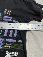 Discovery Channel CPU Motherboard Single Stitch Vintage T-Shirt 90s Med US