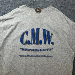 Alstyle Apparel CMW Represents T-Shirt Mens Heather Gray Cotton Short Sleeve 2XL