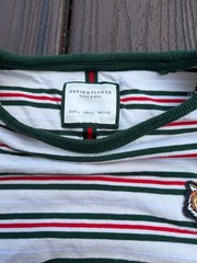 Denim & Flower Ricky Singh Striped Tiger Graphic T-Shirt