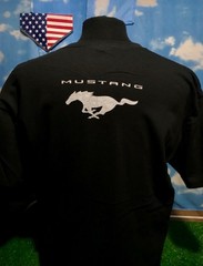 FORD Mustang Boss 302 Shirt Black NWOT Large T-shirt Anvil C34