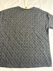 Rhyme Men’s Gray Geometric Crew Neck Short Sleeve T-Shirt, Size M Regular