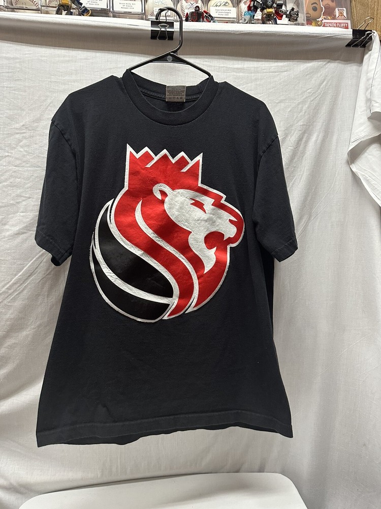 Pro Athletic T Shirt Classic Sacramento Kings Lion Head Size L
