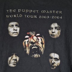 Vintage 2003 King Diamond Puppet Master Tour T Shirt XL Black Band Tee 2000s