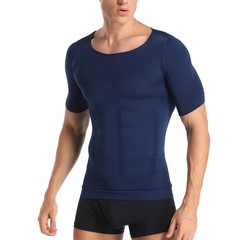 SecondSkin Men’s Shaper Cooling T-Shirt Compression Shirt Slimming Shapewear US