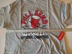 Full Send Shirt Men’s XL Gray Sinkers National Champions Nelk Boys Rare YouTube