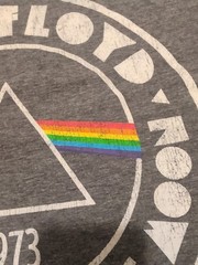 Pink Floyd Dark Side Of The Moon Grey T-Shirt Mens 2X