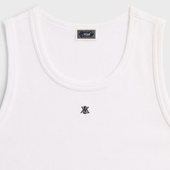 Kith Crest Ribbed Tank White khm035135-101 Men’s XXL Apparel New