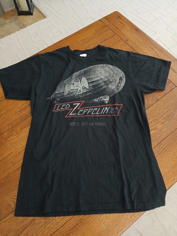 LED ZEPPELIN ZOSO TEE SHIRT BY BAY ISLAND SPORTSWEAR MEN’S L