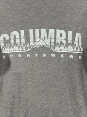 Columbia Sportswear Men’s Medium Gray Waffle Knit Long Sleeve Crew Neck Shirt