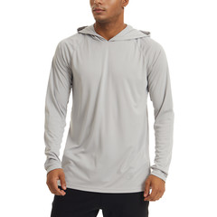 Men’s UPF 50+ Sun Protection Hoodie Shirts Long Sleeve Fishing Shirts Outdoor