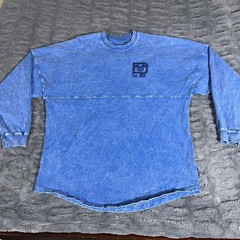 Disney Parks Spirit Jersey Walt Disney World Mineral Wash Blue Mens Medium M