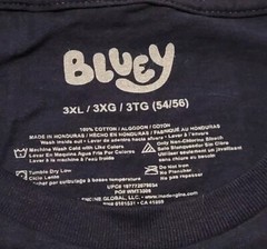Bluey Whaddup Party People T Shirt Men’s 3XL 54/56 Bandit Bingo Dark Blue New