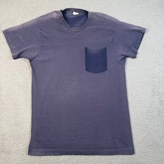 Vintage Faded Ghost Pocket T Shirt Men S Single Stitch 70s 80s Distressed Soft