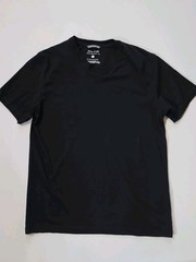 Porter & Ash Performance Tee Mens Small Black Minimalist Activewear T-Shirt