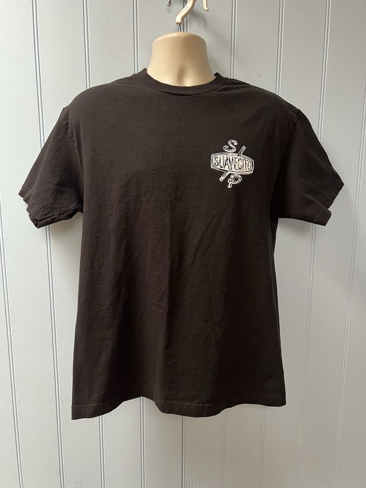 Suavecito Short Sleeve Black Men’s Casual T-Shirt Size L