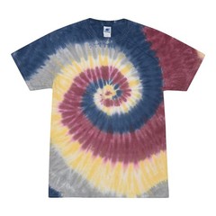 Multi-Color Tie Dye T-Shirts Adult SM – XXXXXL 100% Cotton Colortone