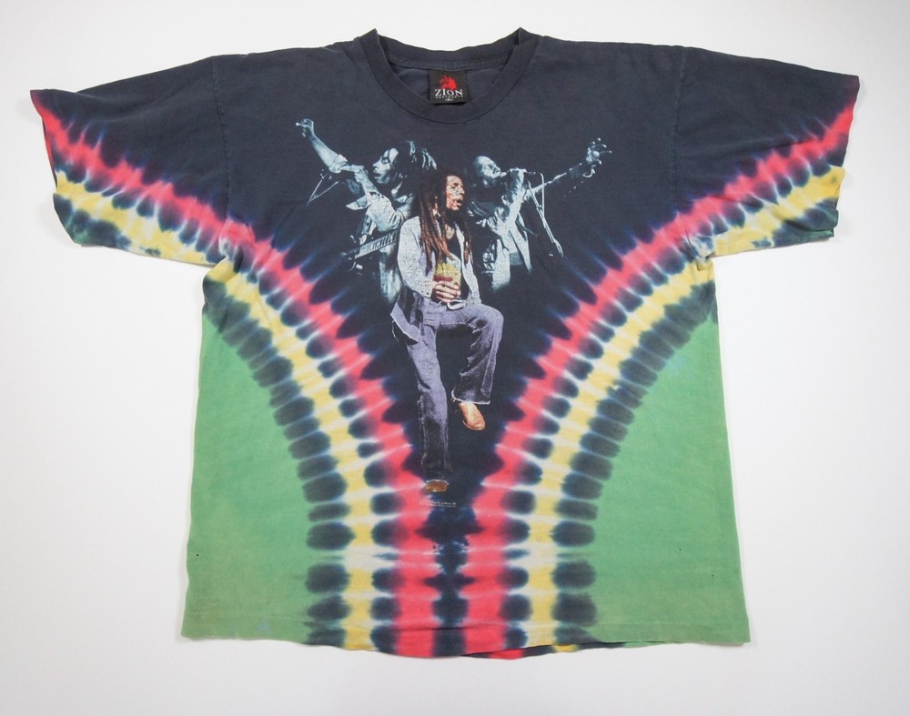 Vintage Bob Marley Shirt Mens XLarge Reggae Tee Music Rasta Zion Single Stitch