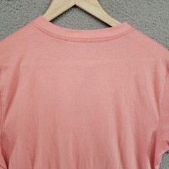 Hollister Must Have Collection 1/4 Button T Shirt Mens M Seagull Logo Pink