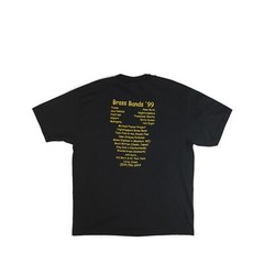 Vintage 1999 Brass Band Tee Shirt Vtg NC Fade 1990s 90s Donna New Orleans Music