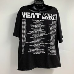Yeat Adult Afterlyfe 2023 Tour Shirt Short Sleeve Custom Cut T Shirt Size M