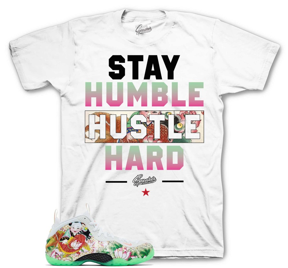 Shirt To Match Foamposite Tianjin Foam Shoes – Stay Humble Sneaker Tees