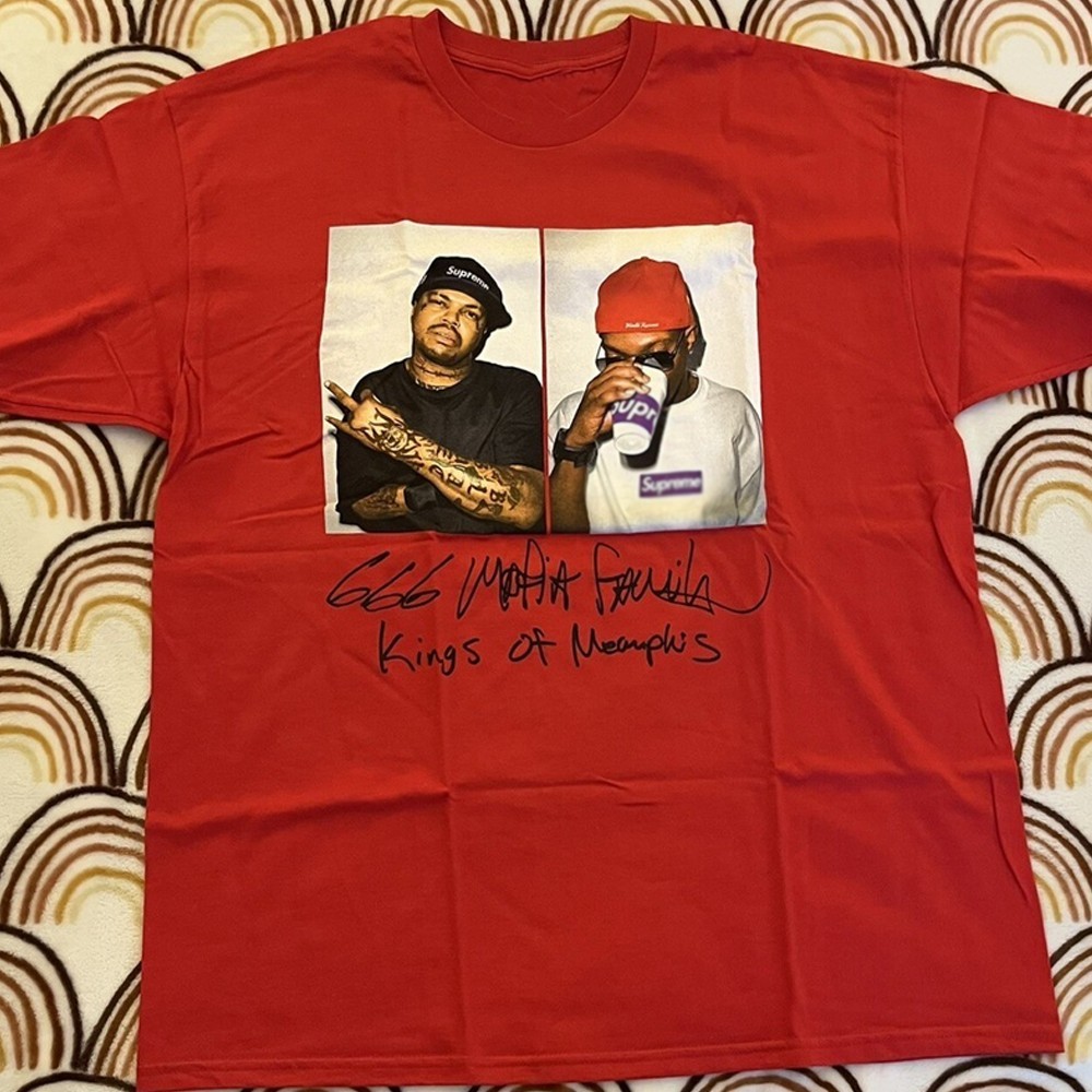 Hot Three 6 Mafia Reprint Short Sleeve Men S-235XL 20D1396