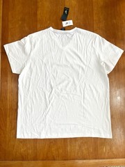 NWT U.S. Polo Assn. Men’s Solid V-Neck Short Sleeve Cotton T-Shirt in White, XXL