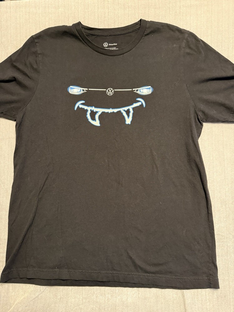Volkswagen VW DriveGear Black T-Shirt – Unique Car Graphic Tee – Size XL