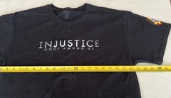 injustice gods among us DC Comics Video Game Promo T Shirt Size Large Black
