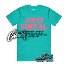 740 V2 Cyber Jade Black Pink South Beach T Shirt Match Match AS