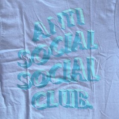 Size M – Anti Social Social Club Deeper Than Usual Tee Aquatic Blue