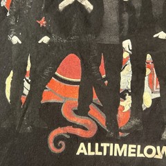 All Time Low Shirt Indie Emo Band Large 2000s