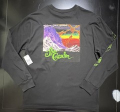 NWT Volcom Men’s Long Sleeve Tee Black Vent The Garden Size XL