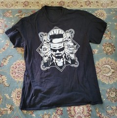 Breaking Bad Heisenberg Graphic T-Shirt Black Short Sleeve Size Large Men’s
