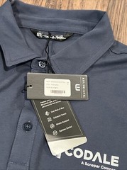 Travis Matthew polo golf Logo CODALE mens Size L Color Blue Nights