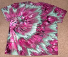 Handmade Ice Tie Dye T-Shirt 3XL Mens Womens Soft Cotton Twist