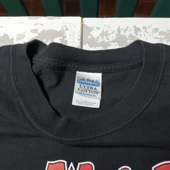 Bear Whiz Bar Lake George New York Black Bartender Bar Sovineer T-Shirt Sz Lg
