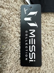 Messi Collection Black Short Sleeve Shirt Size L (14-16) New with Tags