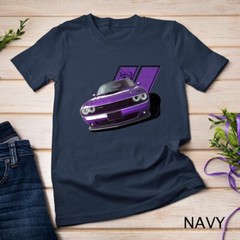 Plum Crazy Modern Muscle car american V8 engine car design Unisex T-shirt